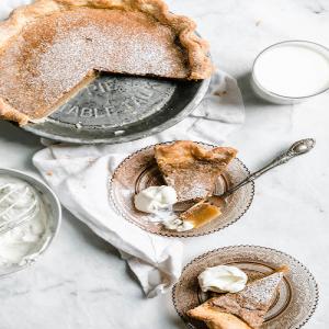 Brown Butter Maple Chess Pie_image