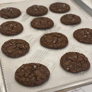 Chocolate Cookies with Fleur de Sel_image