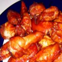 Sweet and gooey chicken wings._image