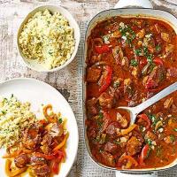 Spanish lamb with sherry, honey & peppers_image