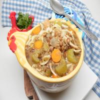 Instant Pot® Lentil Chicken Noodle Soup image