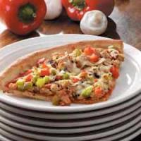 Grilled Veggie Sausage Pizza_image