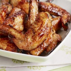 Sweet & sticky wings with classic slaw_image