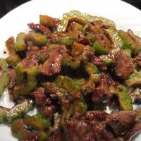 Bitter Melon and Black Bean Sauce Beef_image