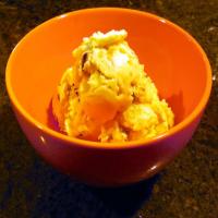 Almond Ice Cream with Almond Toffee Crunch Recipe - (4.3/5) image