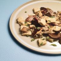 Ricotta Gnocchi with Mushrooms and Marjoram_image