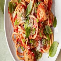 Spaghetti and Shrimp Meatballs_image
