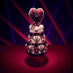 Stranger Things Red Velvet Valentine Cake_image