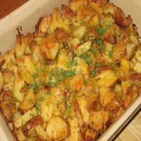 Roasted Red Potatoes With Bacon and Cheese image