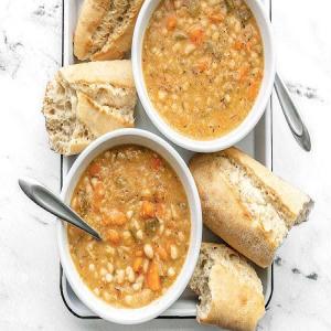 Easy Slow Cooker White Bean Soup Recipe - Budget Bytes_image