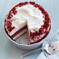 Red Velvet-Blueberry Ice Cream Pie_image