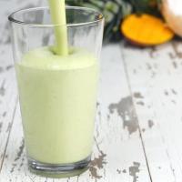 Tropical Green Protein Smoothie Recipe by Tasty_image