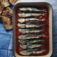 Baked Sardines in Pepperonata_image