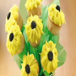 Sunflower Cupcakes Bouquet_image