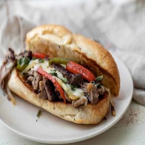 Steak Hoagie with Peppers and Onions_image
