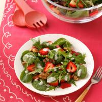 Strawberry & Glazed Walnut Salad image