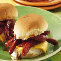 Barbecued Worm Sandwiches image