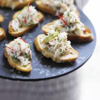 Crab, lime & chilli toasts image