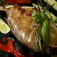 Garlic and Rosemary Grilled Snapper_image