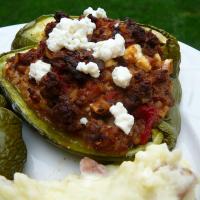 Mexican-Greek Stuffed Green Peppers_image