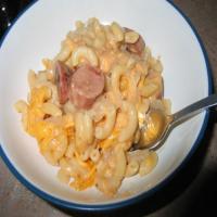 Macaroni and Cheese Dog Casserole image