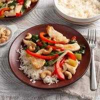 Cashew Chicken with Bok Choy image