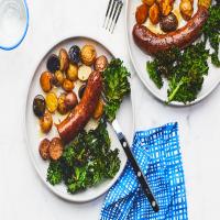 Sausage and Greens Sheet-Pan Dinner image