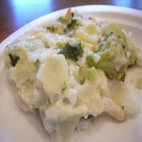 Scalloped Potatoes & Broccoli image