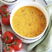 Courgette & tomato soup image