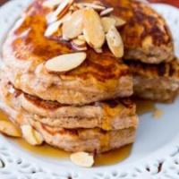 Healthy Whole Wheat Oatmeal Pancakes_image