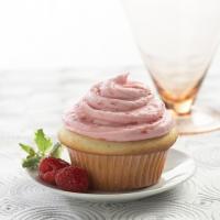 Double Raspberry Cream Filled Cupcakes image