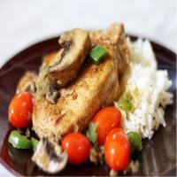 Pork Chops with Mushrooms and Grape Tomatoes_image