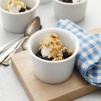 Vanilla and Blueberry Cheesecake Pudding image