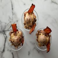 Whiskey Maple Sundaes with Candied Bacon image