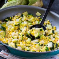 Fresh Corn and Zucchini Saute_image