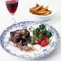 Fillet of beef with mixed peppercorn sauce image