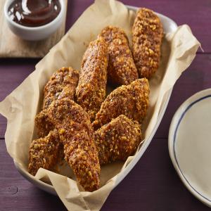 Flax- and Almond-Crusted Chicken Tenders image