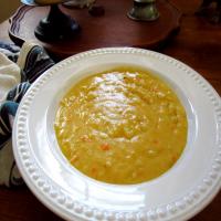 Yellow Split Pea Soup With Lemon image