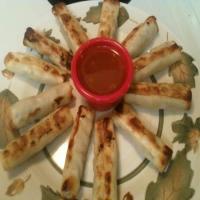 Baked Weight Watchers Lumpia and Dipping Sauce_image