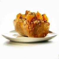 Roasted Butternut Boats Stuffed with Sausage, Toasted Pasta and Rice image