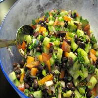 Middle Eastern Style Black Bean Salad image