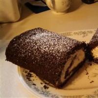 Chocolate-Banana Cake Roll image