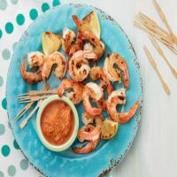Grilled Shrimp with Grilled Tomato Cocktail Sauce_image