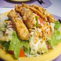 Chicken Salad With Greens and Balsamic Dressing_image