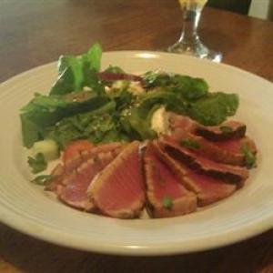 Seared Ahi Tuna with Blackberry-Passion Fruit Marinade_image