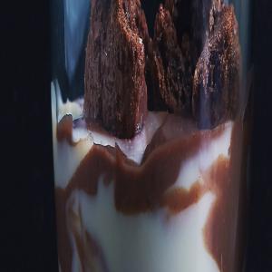 Marbled Mint-Chocolate Pudding image