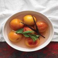 Minted Poached Peaches_image