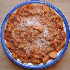 Chicken Spaghetti With a Tomato Sauce Base_image