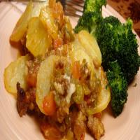 Barbecued Beef and Potato Casserole image