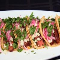 Adobe Beef Tacos with Pickled Red Onions (Small Plates, Big Taste) image